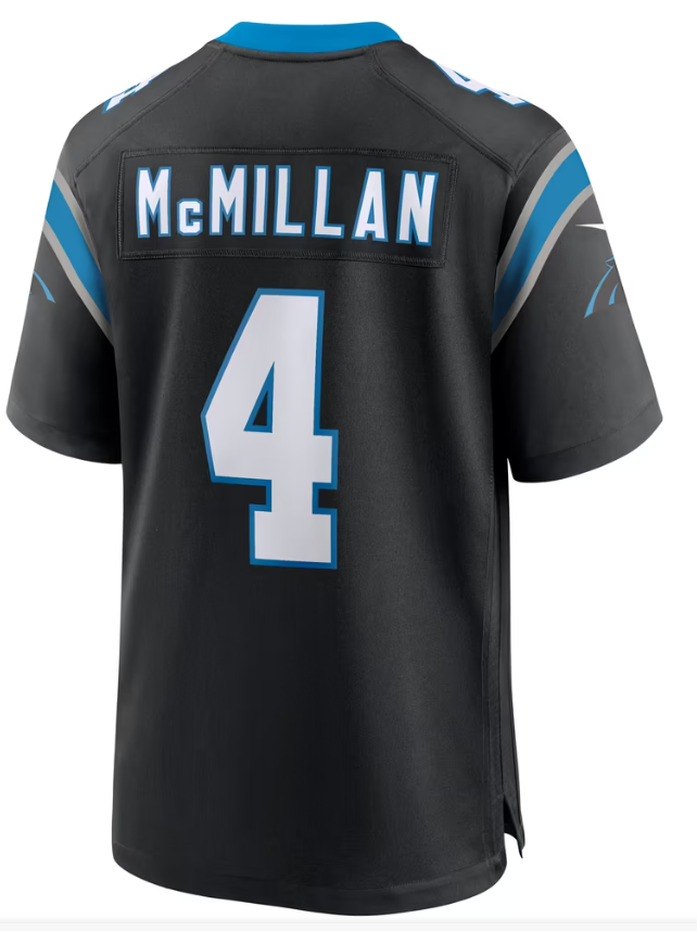 Men's Nike Tetairoa McMillan Blue Carolina Panthers Alternate Game Jersey