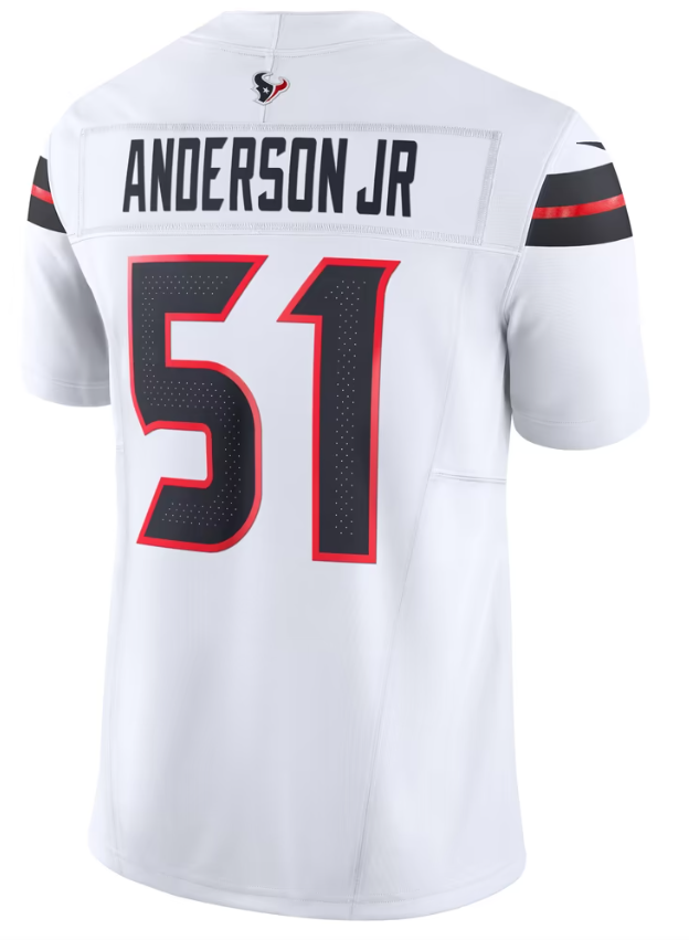 Men's Nike Will Anderson Jr. White Houston Texans Vapor F.U.S.E. Limited Jersey