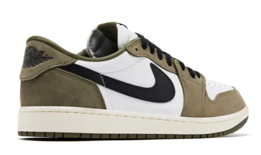 Jordan 1 Retro Low OG 'Medium Olive'