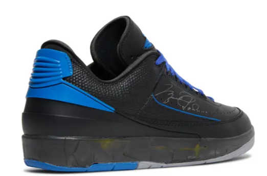 Off-White x Jordan 2 Retro Low SP 'Black Varsity Royal'