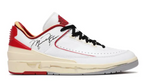 Off-White x Jordan 2 Retro Low SP 'White Varsity Red'