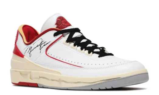 Off-White x Jordan 2 Retro Low SP 'White Varsity Red'