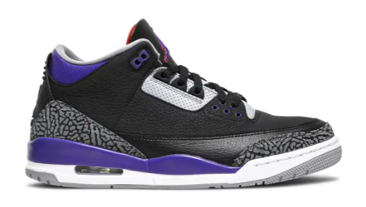 Jordan 3 Retro 'Court Purple'
