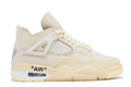 Off-White x Wmns Jordan 4 Retro SP 'Sail'