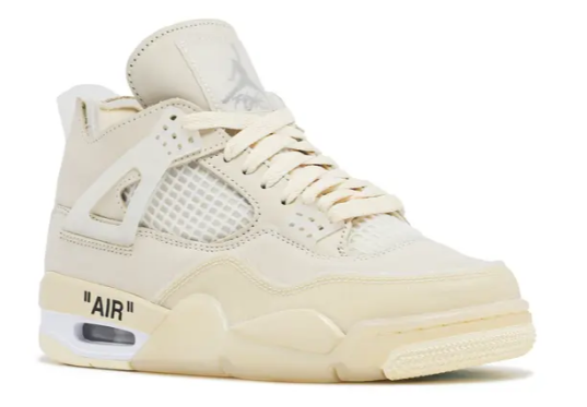 Off-White x Wmns Jordan 4 Retro SP 'Sail'