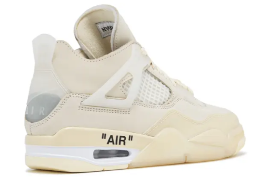 Off-White x Wmns Jordan 4 Retro SP 'Sail'