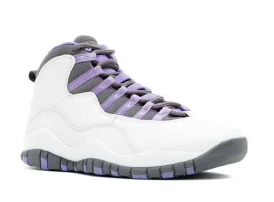 Wmns Jordan 10 Retro 'White Medium Violet'