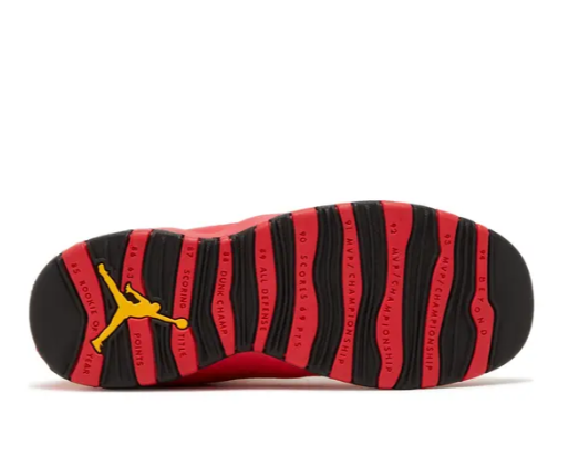 Jordan 10 Retro GG 'Fusion Red'