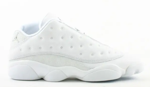 Jordan 13 Retro Low 'All White'