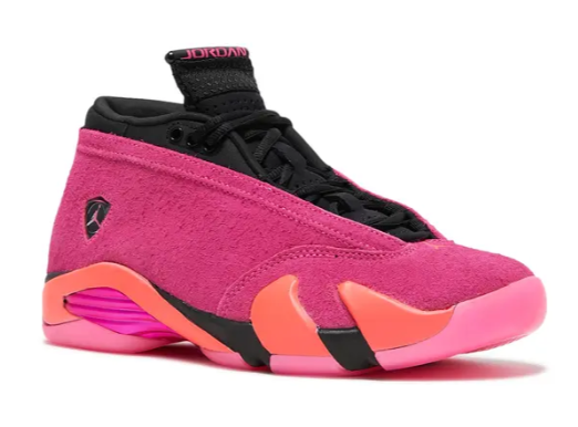 WMNS JORDAN 14 RETRO LOW 'SHOCKING PINK'