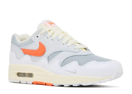 Patta x Air Max 1 'White Pure Platinum'