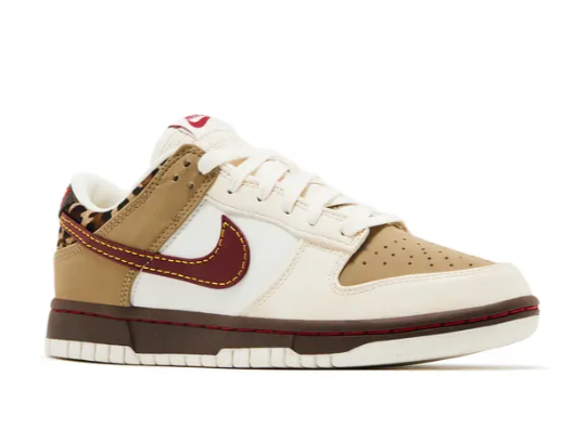 Wmns Dunk Low 'Khaki Team Red'