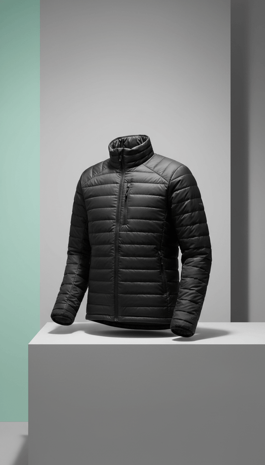 Jet Black Ultralight Down Jacket
