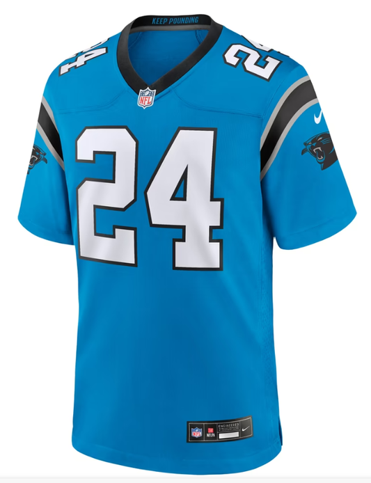 Men's Nike Jonathon Brooks Blue Carolina Panthers Alternate Game Player Jersey