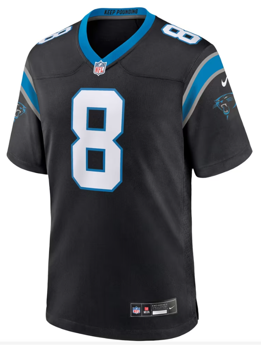 Men's Nike Jaycee Horn Black Carolina Panthers Game Jersey