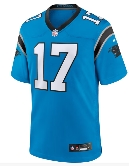 Men's Nike Xavier Legette Blue Carolina Panthers Alternate Game Jersey