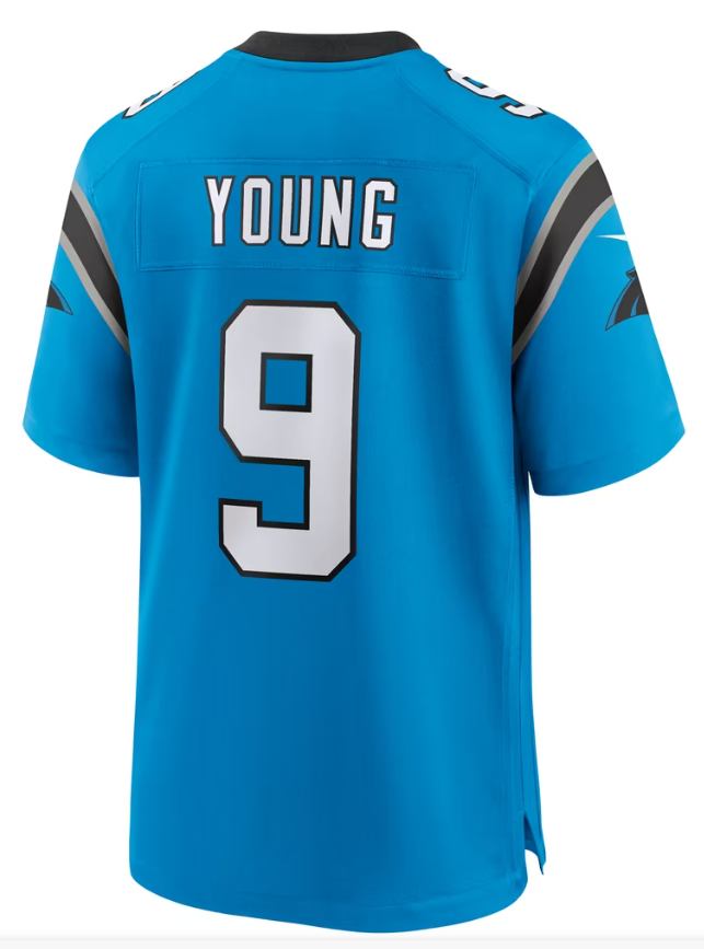Men's Nike Bryce Young Blue Carolina Panthers Alternate Game Jersey
