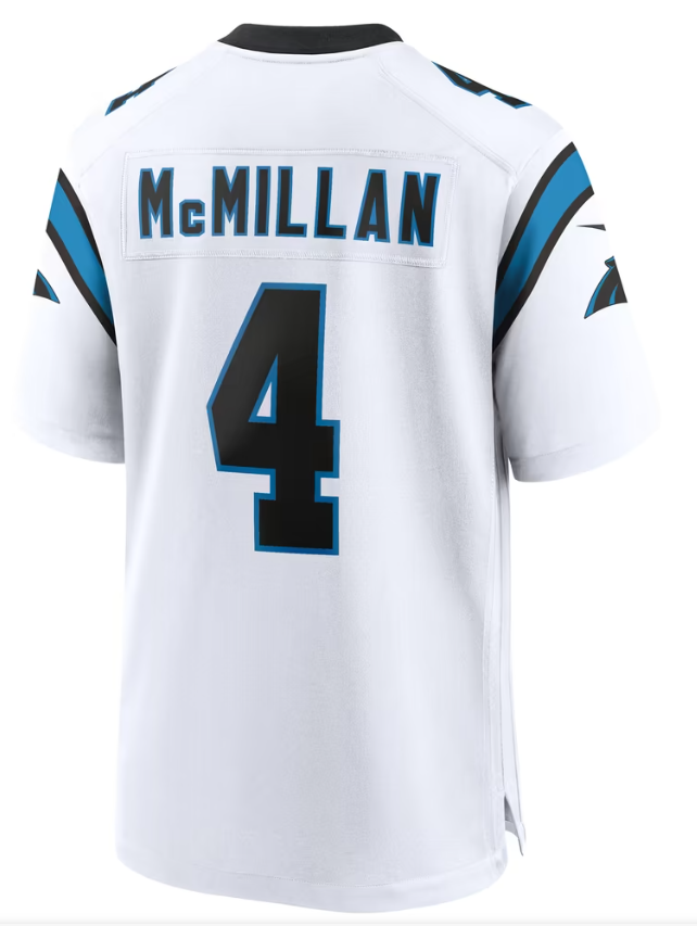 Men's Nike Tetairoa McMillan Blue Carolina Panthers Alternate Game Jersey