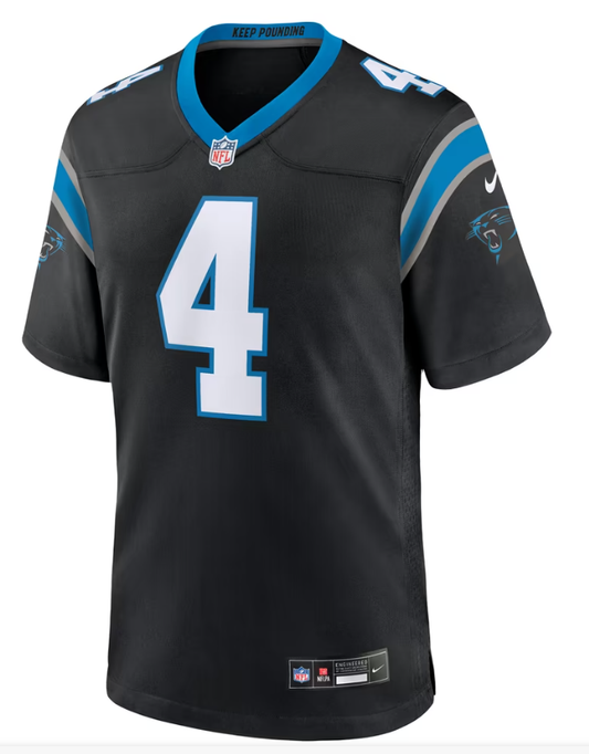 Men's Nike Tetairoa McMillan Blue Carolina Panthers Alternate Game Jersey