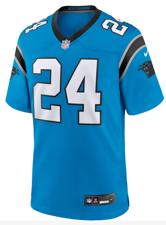 Men's Nike Jonathon Brooks Blue Carolina Panthers Alternate Game Player Jersey