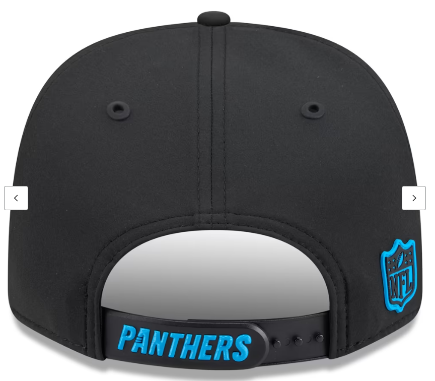 Men's New Era Blue Carolina Panthers 2026 Sideline 9SEVENTY Adjustable Hat