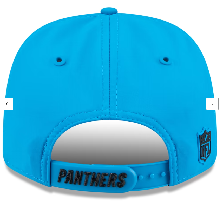 Men's New Era Blue Carolina Panthers 2026 Sideline 9SEVENTY Adjustable Hat