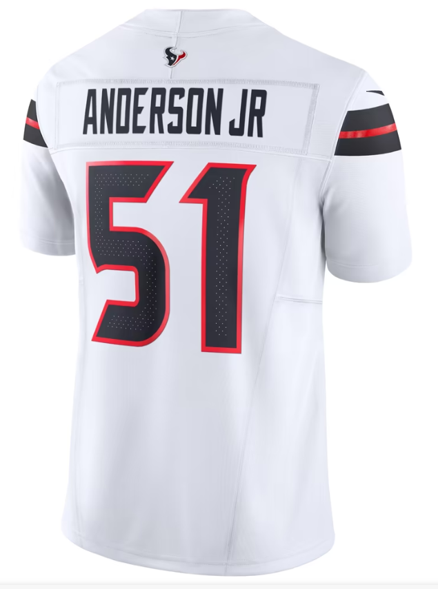 Men's Nike Will Anderson Jr. White Houston Texans Vapor F.U.S.E. Limited Jersey