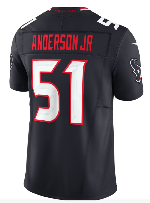 Men's Nike Will Anderson Jr. Navy Houston Texans Vapor F.U.S.E. Limited Jersey