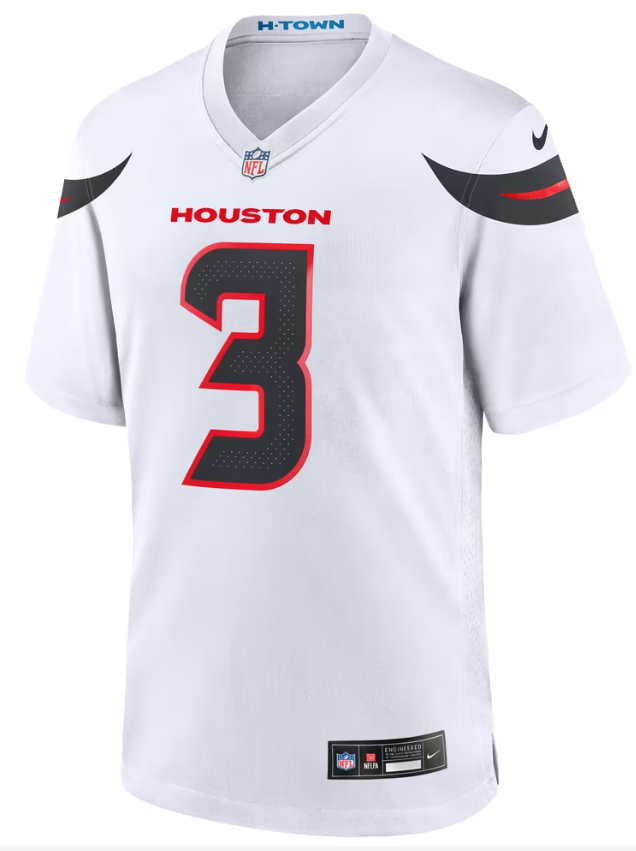 Men's Nike Tank Dell White Houston Texans Game Jersey