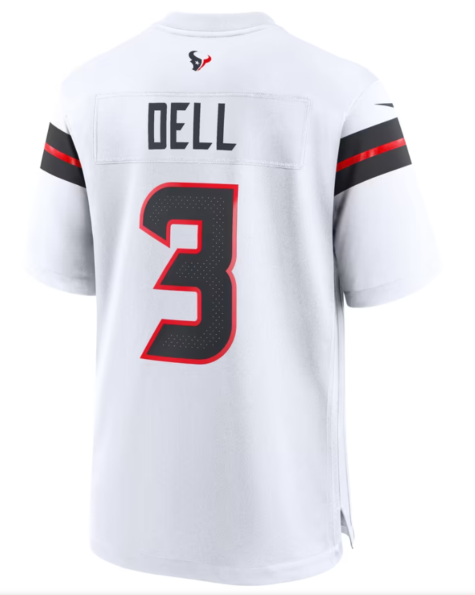 Men's Nike Tank Dell White Houston Texans Game Jersey