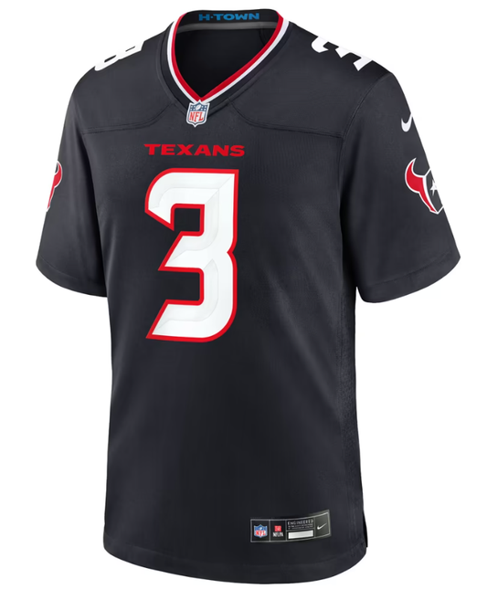 Men's Nike Tank Dell Navy Houston Texans Game Jersey