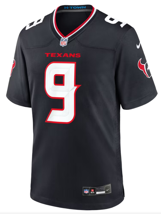 Men's Nike Brevin Jordan Navy Houston Texans Team Game Jersey