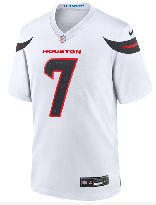 Men's Nike C.J. Stroud White Houston Texans Game Jersey