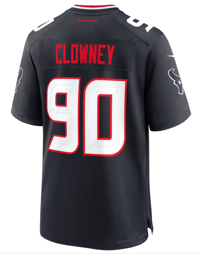 Men's Nike Jadeveon Clowney Navy Houston Texans Team Game Jersey