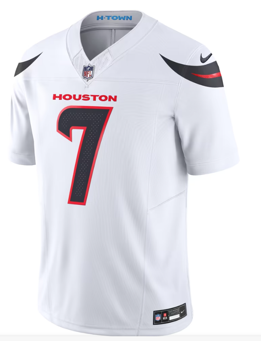 Men's Nike C.J. Stroud White Houston Texans Vapor F.U.S.E. Limited Jersey