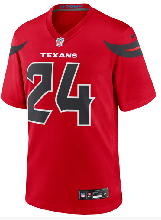 Men's Nike Derek Stingley Jr. Red Houston Texans Alternate Game Jersey
