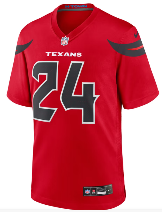 Men's Nike Derek Stingley Jr. Red Houston Texans Alternate Game Jersey