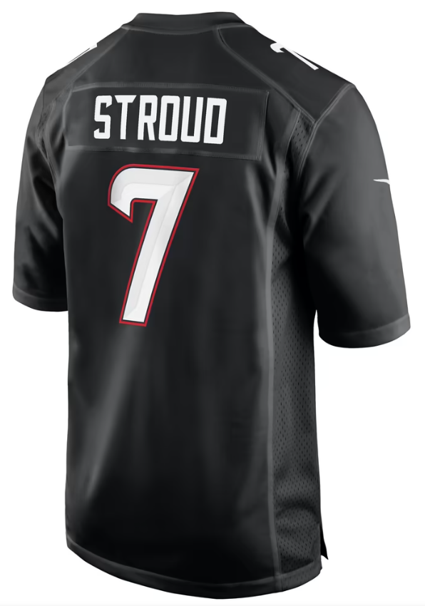 Men's Nike C.J. Stroud Carbon Black Houston Texans Fashion Jersey