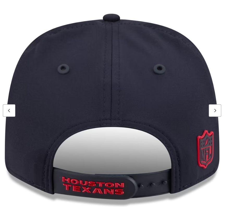 Men's New Era Navy Houston Texans 2026 Sideline 9SEVENTY Adjustable Hat